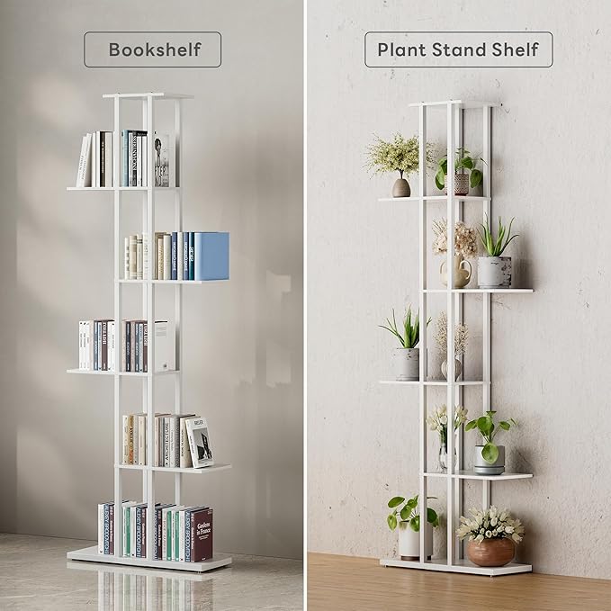 Bookshelf，Small Bookcase for Small Space，6-Tier Bookshelf for Living Room - Image 4