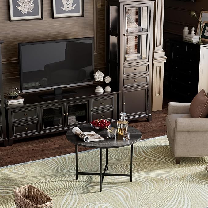 Round Coffee Table, Small Coffee Tables - Image 8