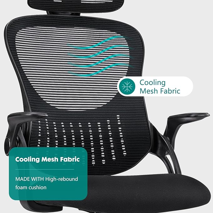SMUG Office Chair Ergonomic Desk Lumbar Support, Computer Chairs Gaming Mesh - Image 6
