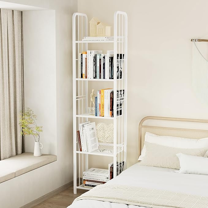 Bookshelf Storage Shelf Bookcase Freestanding Storage Stand - Image 8