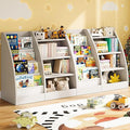 4 Tier Kids Bookshelf Set of 2, 4 Layer Sling Kids Book Shelf by FFBCFDKFurnitureSet