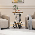 X-cosrack End Table, Round Side Table by X-cosrack