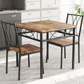 IDEALHOUSE Dining Table Set for 2, Kitchen Table and Chairs for 2, Rectangular by IDEALHOUSE
