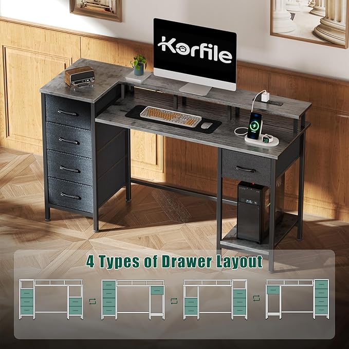 55 Inch Computer Gaming Desk - Image 6