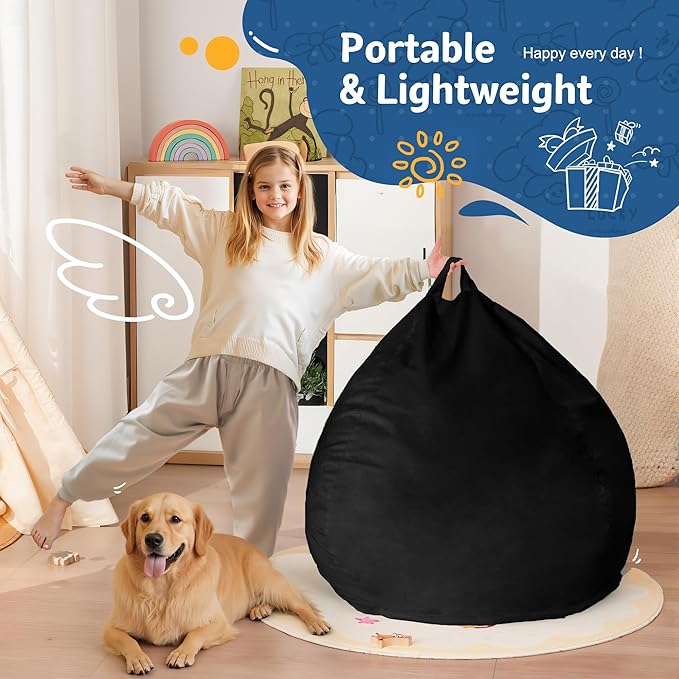 Homguava 2FT Bean Bag Chair: 2' Bean Bags - Image 5