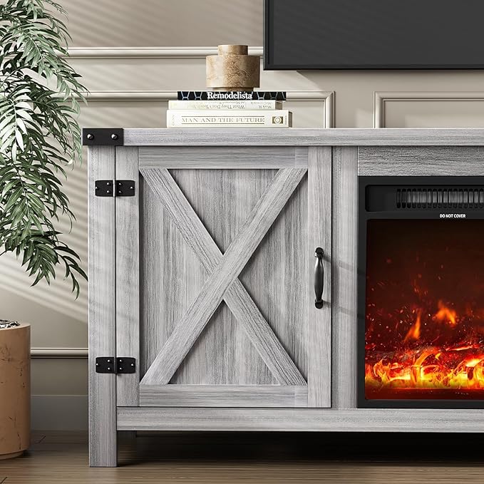 YESHOMY Fireplace TV Stand - Image 4
