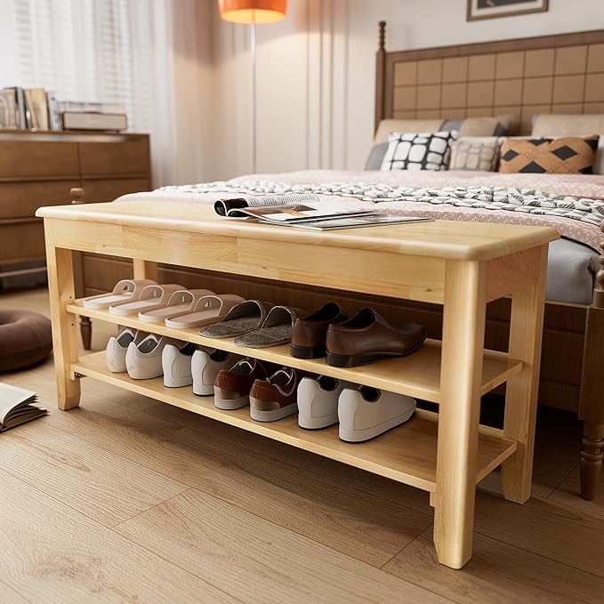 Shoe Storage Bench for Entryway - Image 5