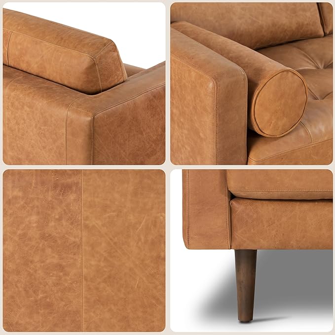 Poly & Bark Napa Leather Couch - Image 7
