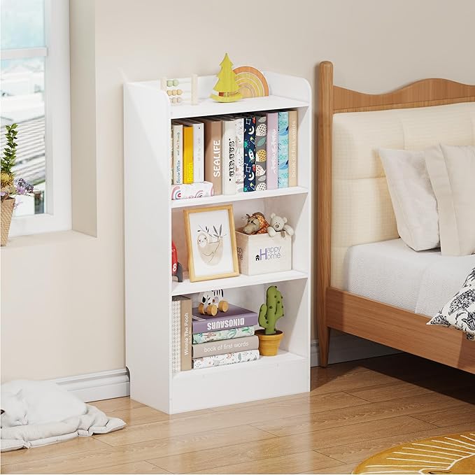 Lkeiyay Montessori Toy Shelf, 4-Tier Kids Storage Organizer, Kid Book Shlef - Image 7