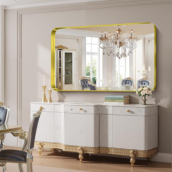 FORBATH 60x36 Inch Large Bathroom Mirror - Image 2