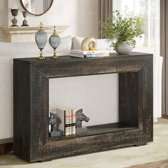 Tribesigns Farmhouse Console Table, 47 Inches Entryway Console Table - Image 6