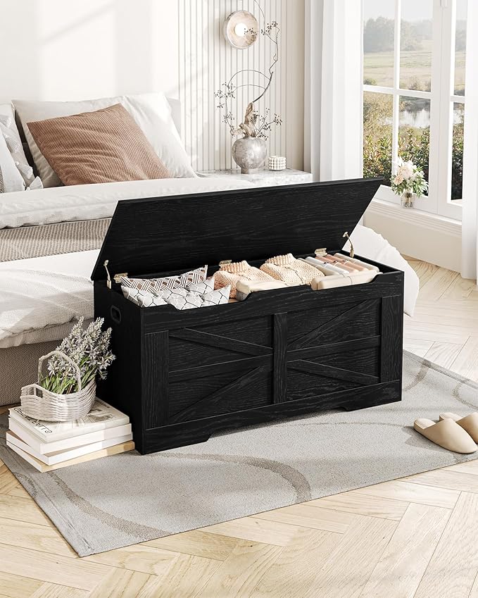 39.4" Storage Chest, Extra Large Storage Trunk - Image 4