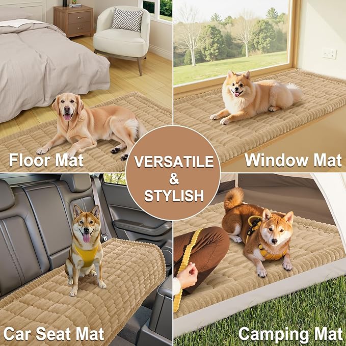 Smiry Couch Cover for Dogs Washable, Non Slip Fuzzy Pet Couch Covers for 3 - Image 7