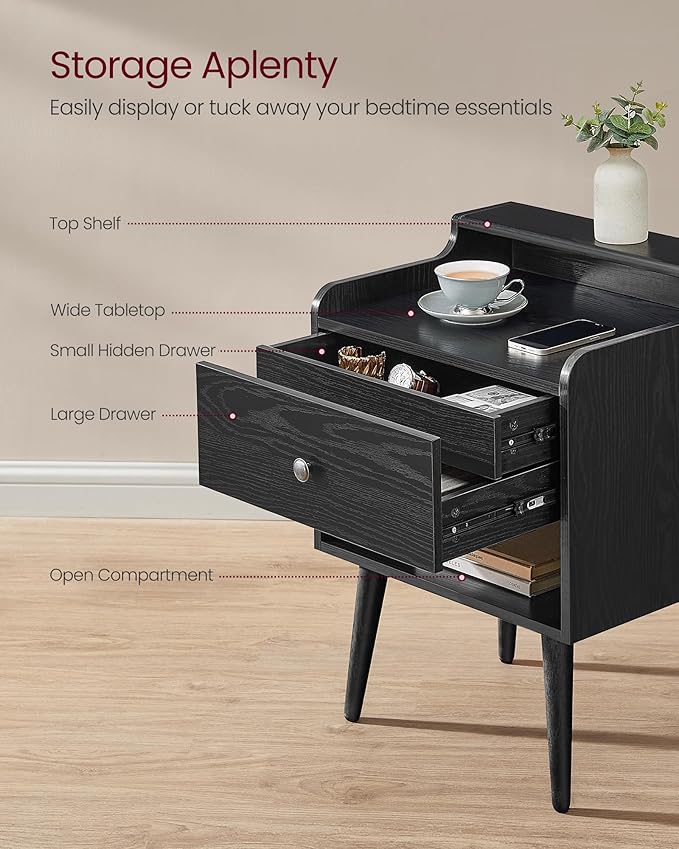 VASAGLE Nightstands, Bedside Tables - Image 4