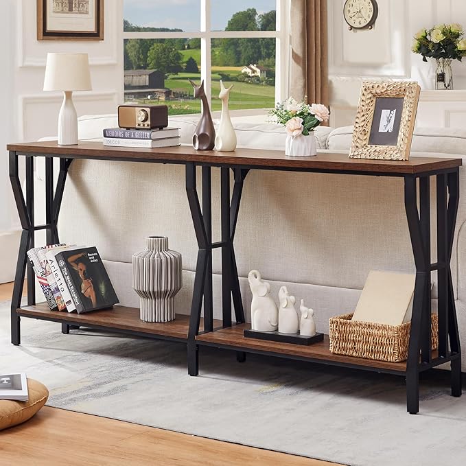HOMISSUE Sofa Console Table, 70.9" Extra Long Sofa Table by Homissue