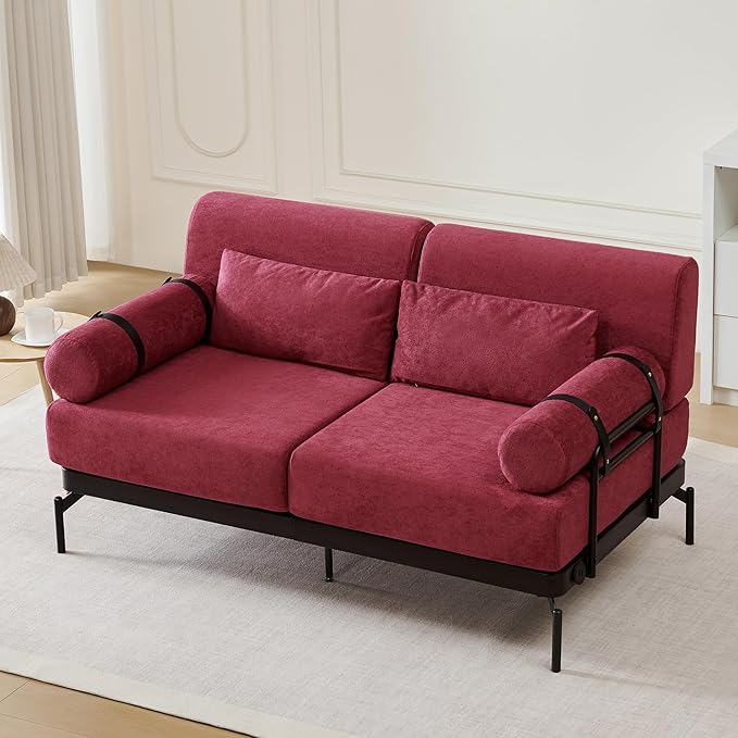 Modern Loveseat Sofa 59" Sofa Couch 2-Seater Sofa by Merax