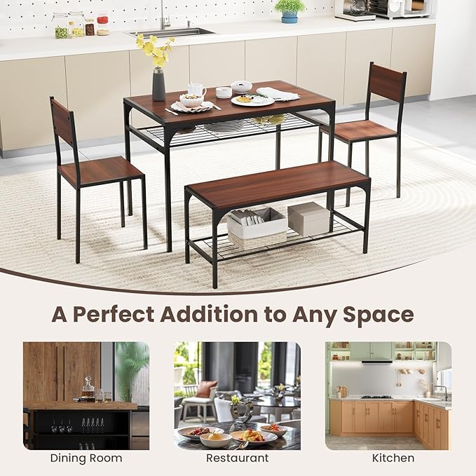 Giantex Dining Table Set for 4, Kitchen Table - Image 9