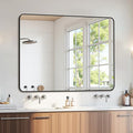 Bathroom Mirror 48" x 36", Large Rectangle Wall Mirror, Entryway Decor by Unknown