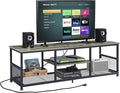VECELO TV Stand with Power Outlets by VECELO