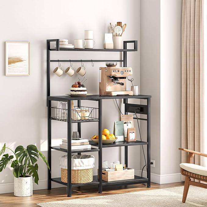 HOOBRO Kitchen Bakers Rack - Image 6