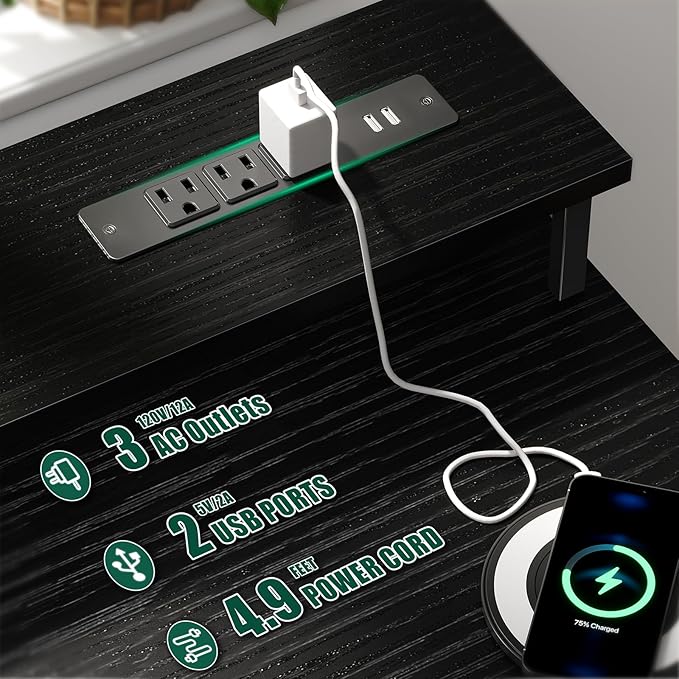 55 Inch Computer Gaming Desk - Image 4