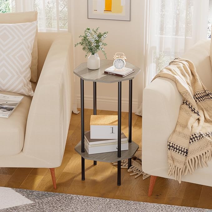 Side Table, Octagonal End Table - Image 6