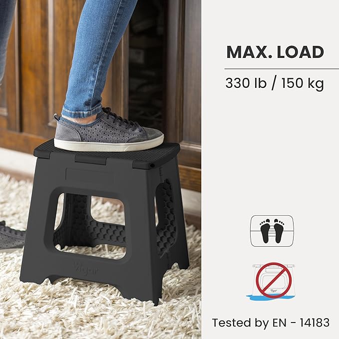 Vigar Compact Step Stool Foldable, 9-inch Step Stools - Image 5