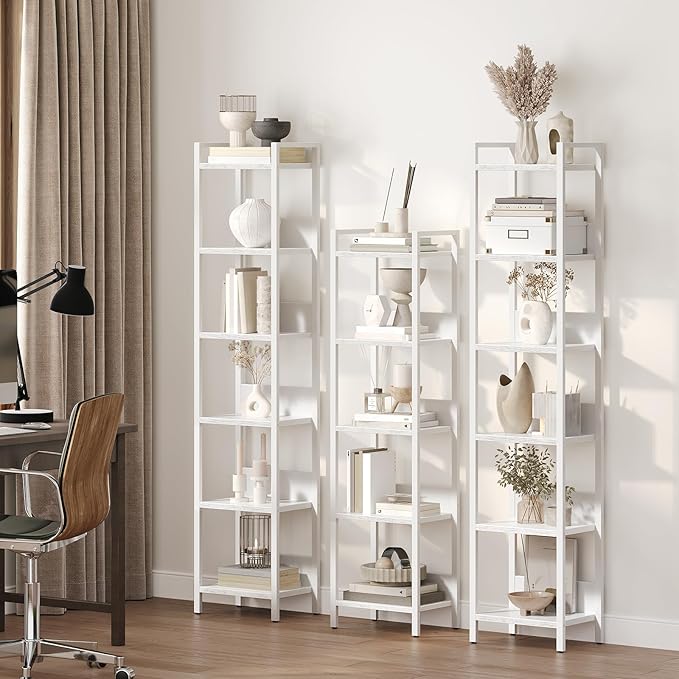 Bookshelf, 5-Tier Bookcase, Standing Book Shelf - Image 2
