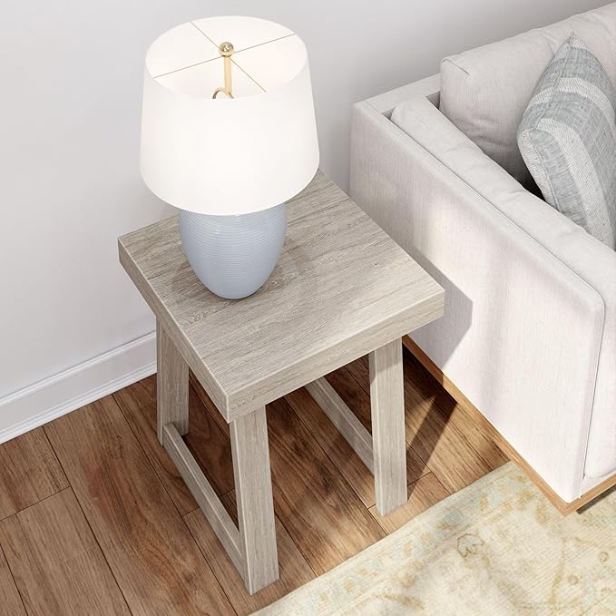 Plank+Beam Classic Square Side Table, Slim Side Table - Image 4