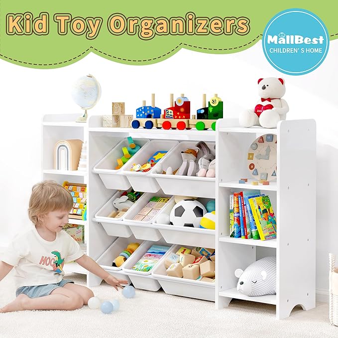 MallBest 4-Tier Kids' Toy Storage Organizer Shelf - Image 4