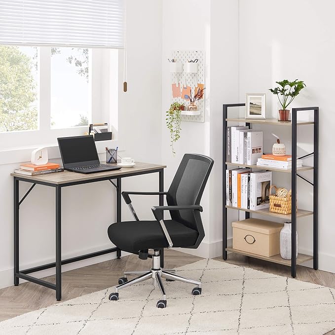 VASAGLE Computer Desk, Gaming Desk, Home Office Desk, - Image 4