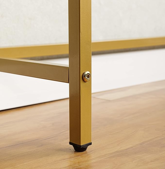 loglus Console Table for Entryway, Faux Marble MDF Sofa Table - Image 7