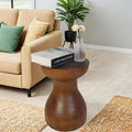 TORMAYS HOME Wooden Side Table Tree Stump End Table Solid Wood Stool Natural by TORMAYSHOME