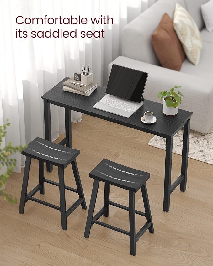 VASAGLE Bar Stools, Kitchen Breakfast Bar Stools - Image 6