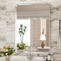 TokeShimi 24 x 36 Inch Brushed Silver Bathroom Mirror by RefinedBathroomAccessories