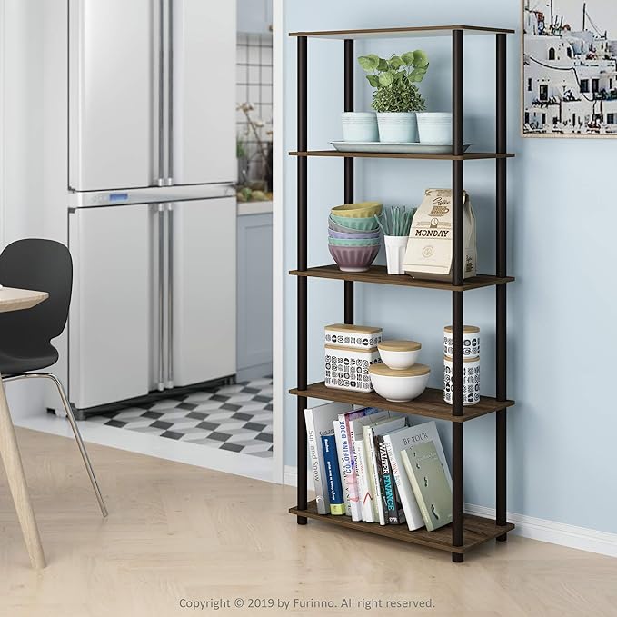 Furinno Turn-N-Tube 5-Tier Multipurpose Shelf / Display Rack / Storage Shelf / - Image 2