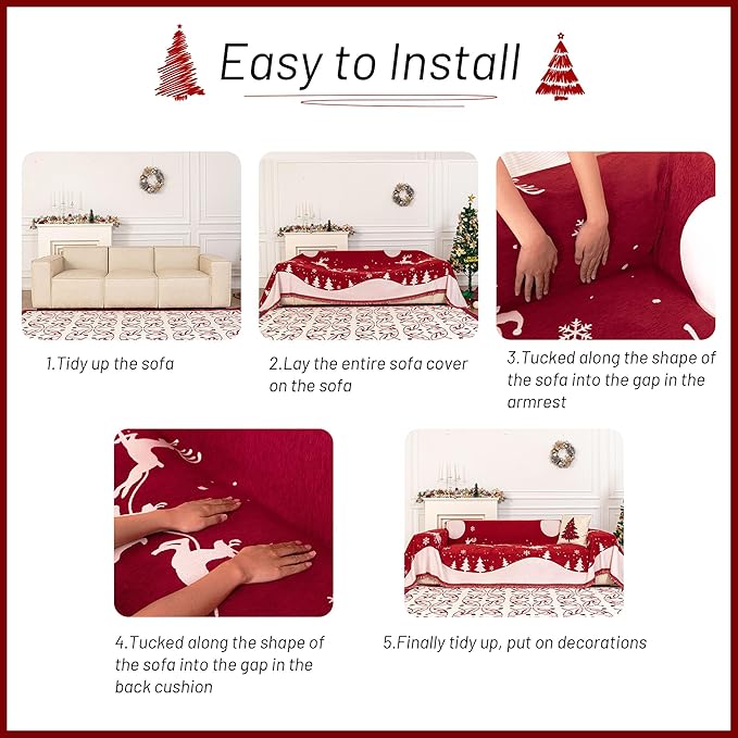 MYSKY HOME Sofa Cover Couch Covers - Image 7