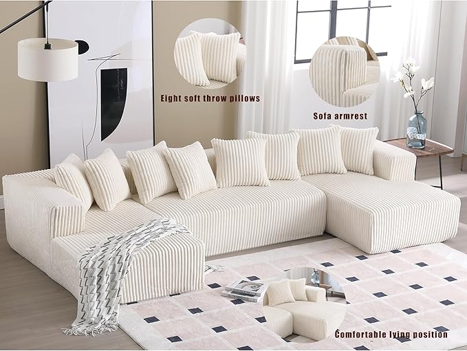 Free Combination Cloud Boneless Modular Sectional Sofa - Image 6