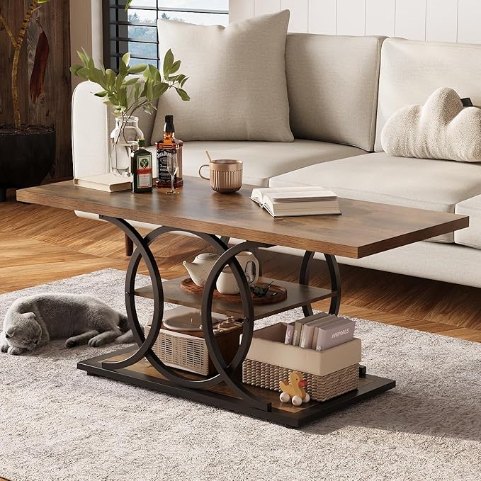 GiftGo Rustic Coffee Table by GiftGoDirect