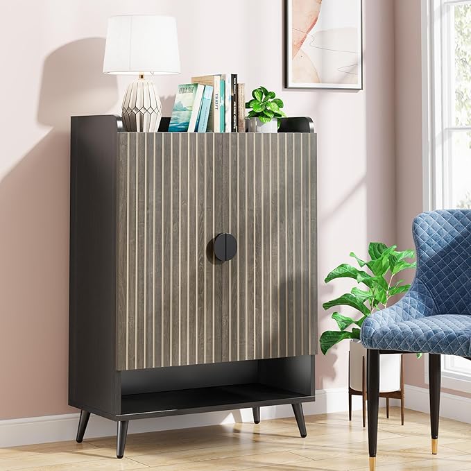 Tribesigns Shoe Cabinet with Doors, 7-Tier Shoe Storage Cabinet with Adjustable - Image 8