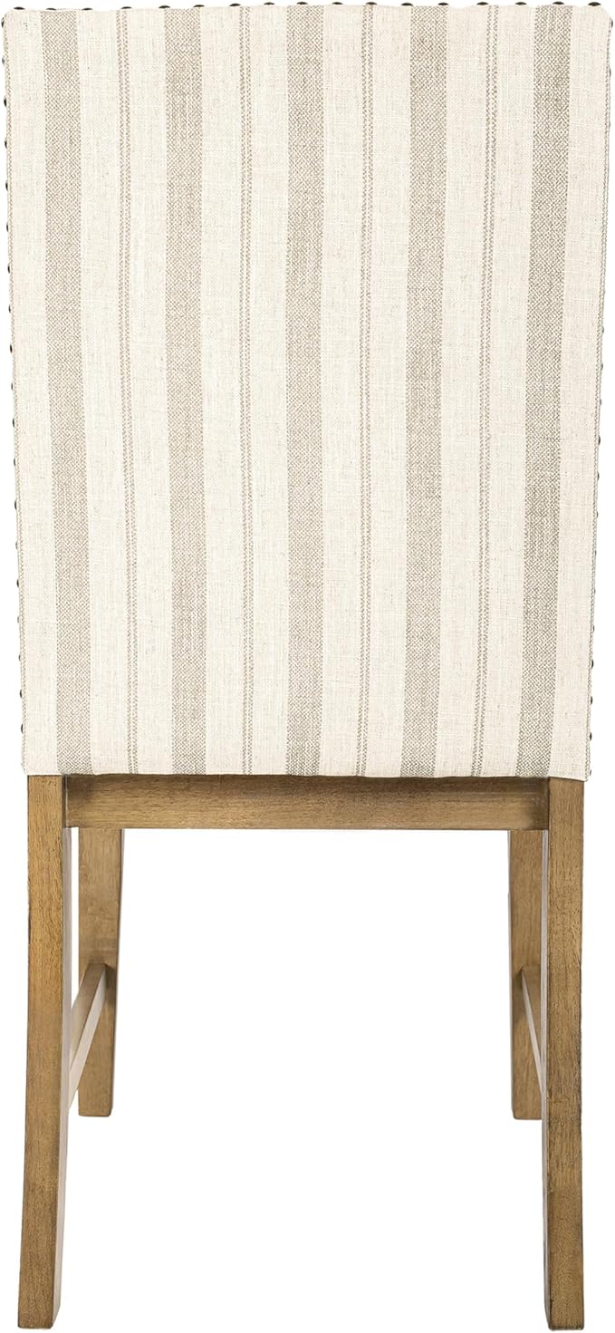 HomePop Upholstered Wood Apron Dining Chair - Image 9