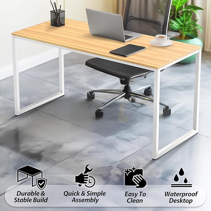 SHW Mission 48-Inch Home Office Computer Desk - Image 4