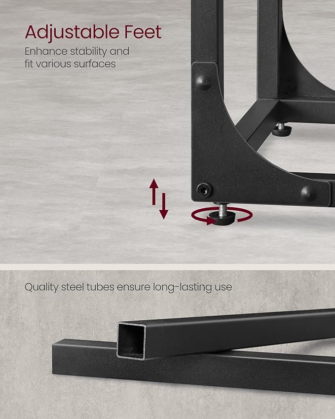 VASAGLE C-Shaped End Table, Small Side Table - Image 6