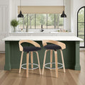 Sonia Modern Swivel Counter Height Bar Stool by ArmenLiving