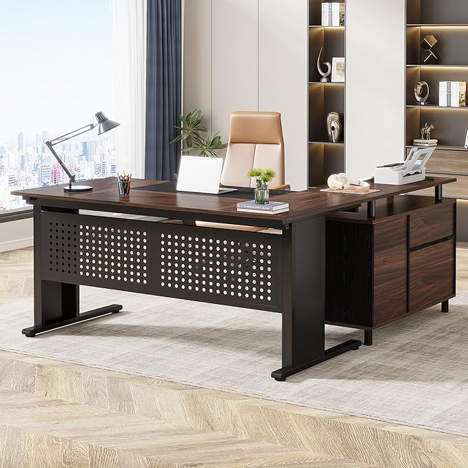 Tribesigns 63 Inch Executive Desk by Tribesigns