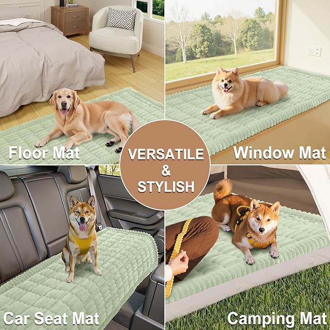 Smiry Couch Cover for Dogs Washable, Non Slip Fuzzy Pet Couch Covers for 3 - Image 7