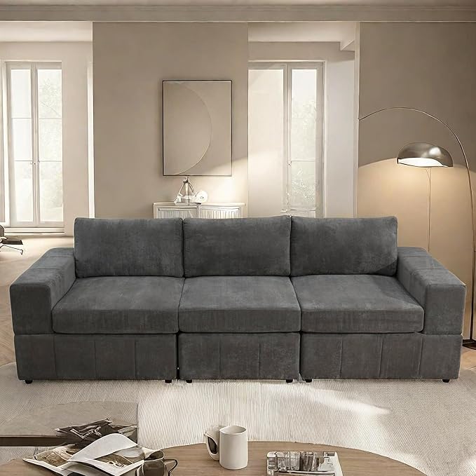 Sectional Couches for Living Room, 103″3 Seater Cloud Couch, Modern Comfy - Image 3