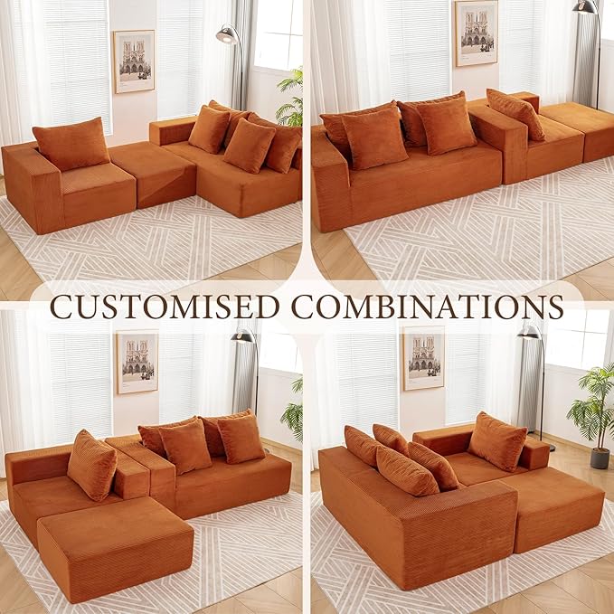 INGEROOM 108" Cloud Sectional Couch - Image 6