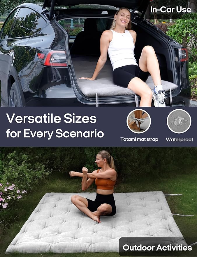 Syrinx Japanese Floor Futon Mattress, Foldable Tatami Sleeping Pad - Image 6