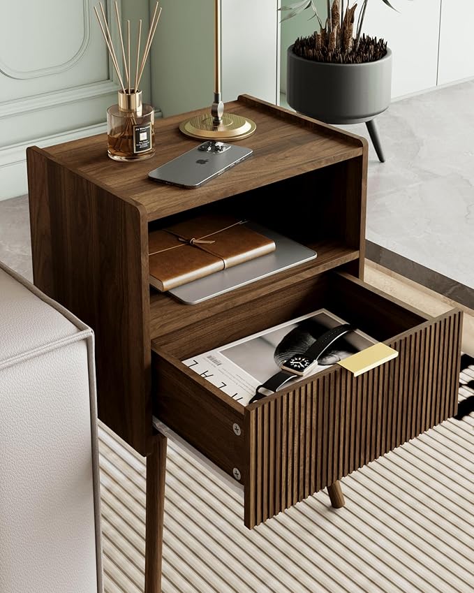 Nightstand, Modern Bedside Table - Image 4